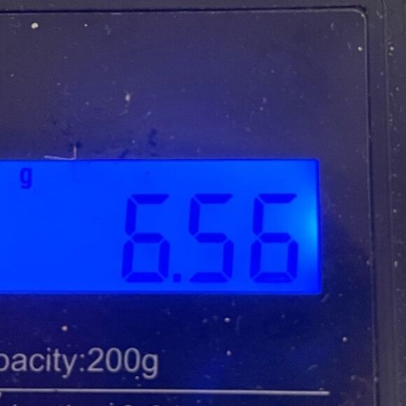 1990s 8” silver tone stretch bracelet w/40 prong set aqua blue Austrian crystals - Picture 4 of 5